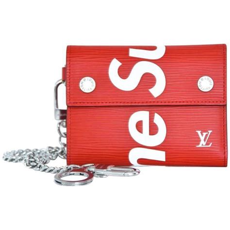 supreme louis vuitton chain wallet cheap|supreme louis vuitton wallet stockx.